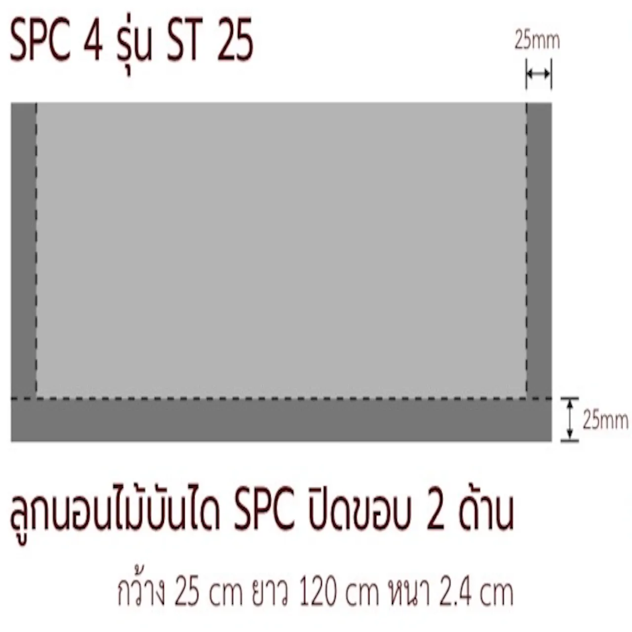 แบบวาดบันได 25 cm